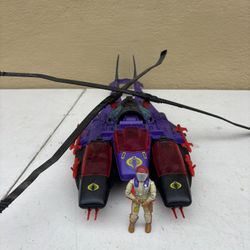 Gi Joe Black Mamba Vintage Helicopter 