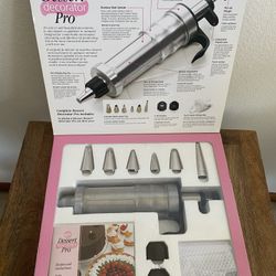 Wilton Dessert Decorator Pro Piping Tip Stainless Steel Cake Tips 