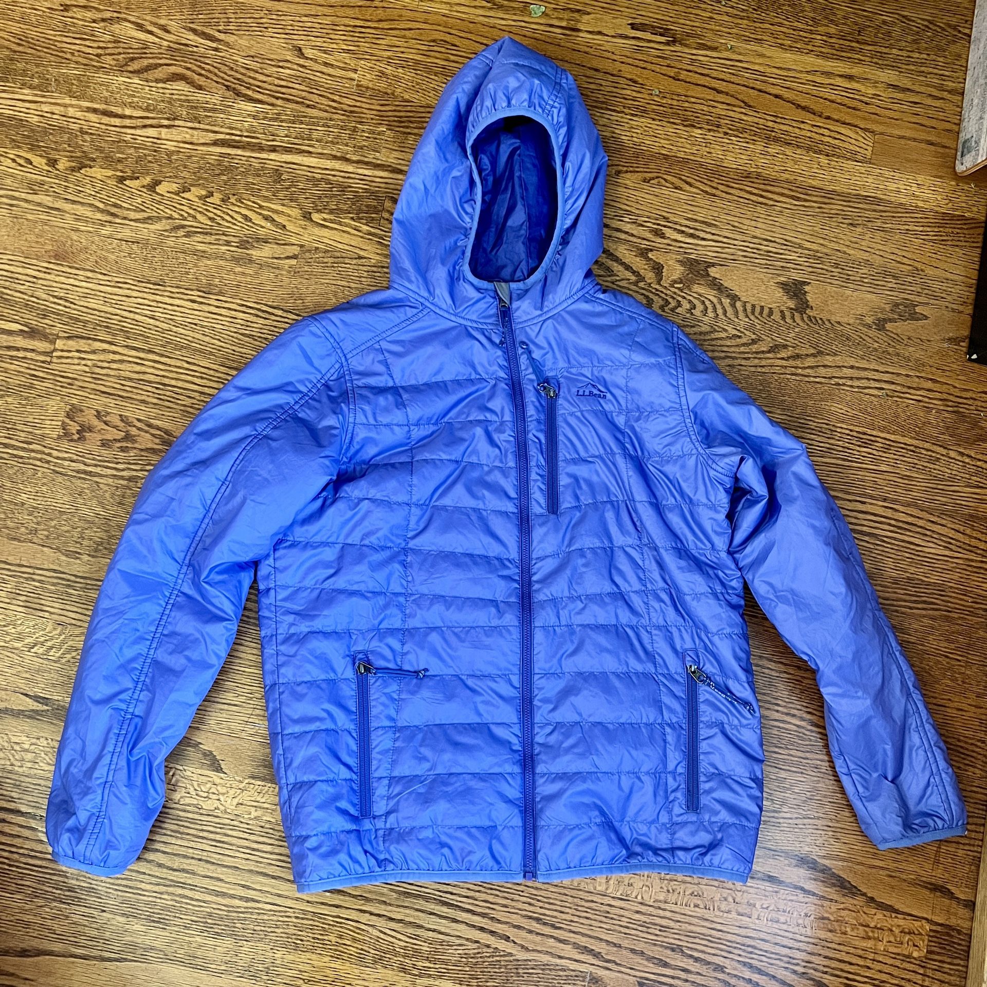 L.L. Bean Girls Light Weight Winter Coat Purple size XL18 NWOT