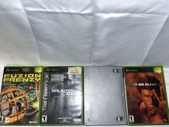 Original Xbox Game Lot of 4 – Splinter Cell TESTED + Others Untested