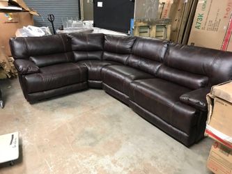 Leather Sectional