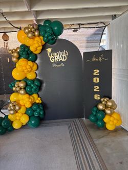 Balloons and backdrops