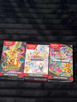 Pokémon TCG Booster Bundle Lot of 3