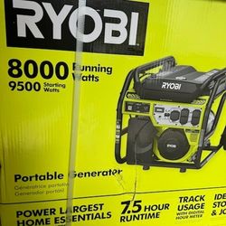 Riobi 8000W PORTABLE GAS GENERATOR