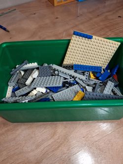Shoebox of Lego