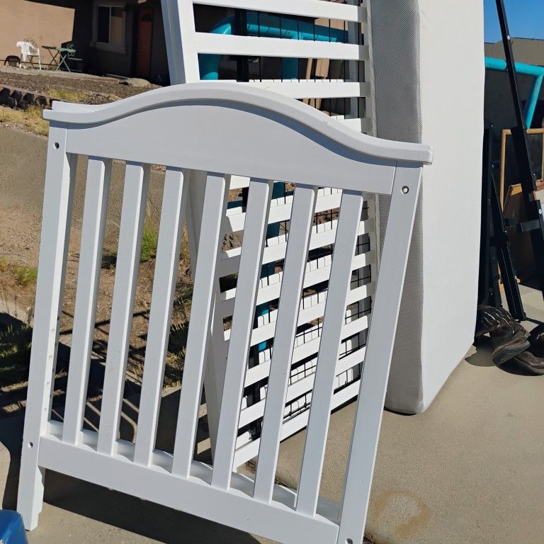 Baby Crib And Mattress