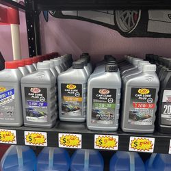  $5each. . Aceite. Full Synthetic.    Blend. Y Convencional