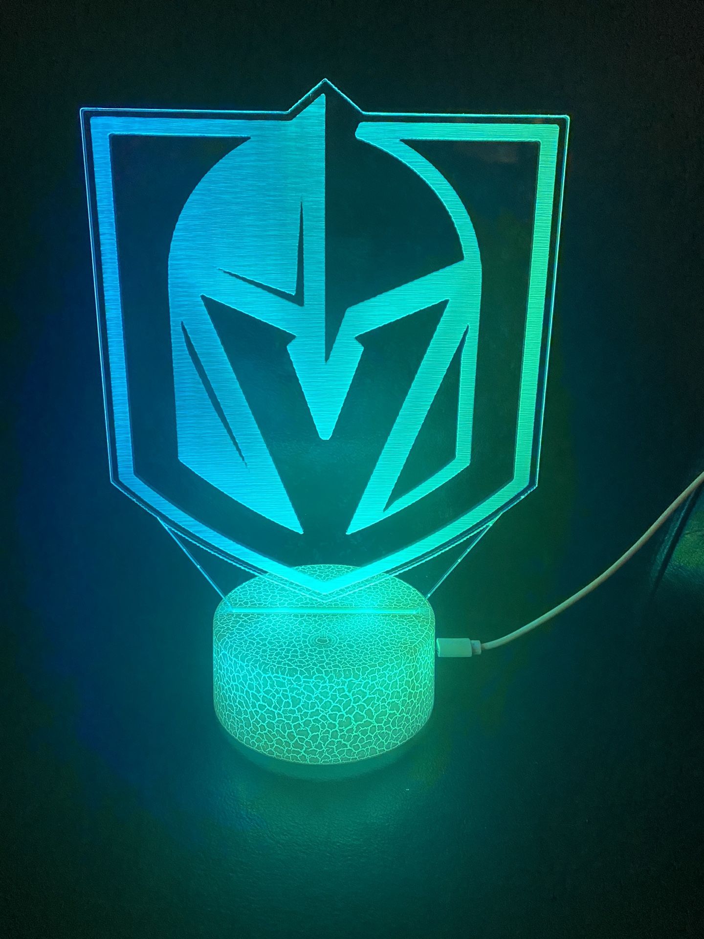 VGK Hockey Vegas 3d Lamp