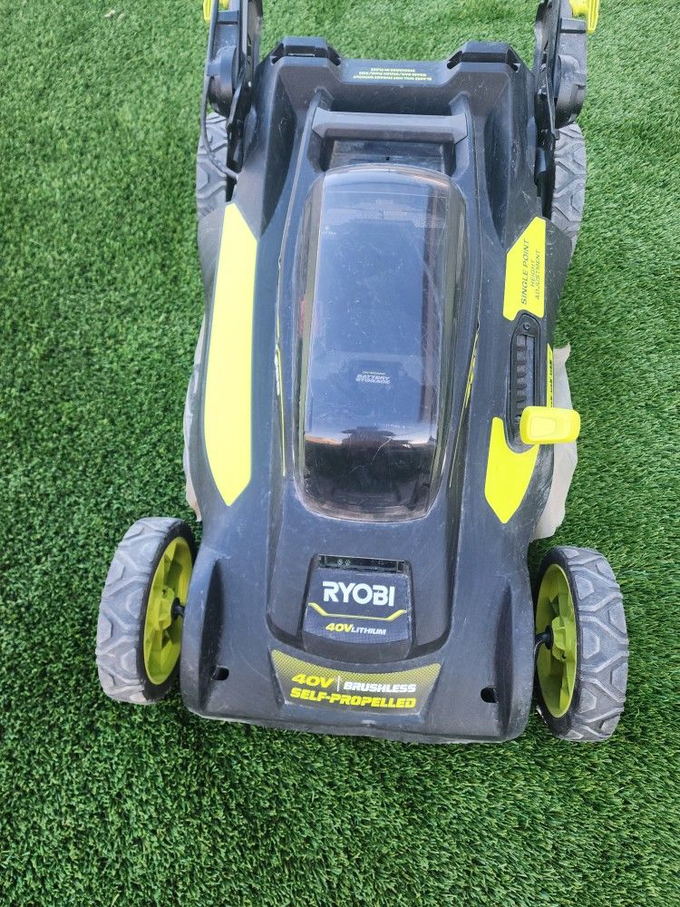 Ryobi 20 in. 40 Volt 6.0 Ah LithiumIon Battery Brushless Cordless