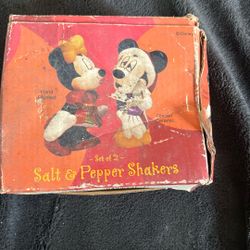 Ceramic Mini And Mikque Salt And Pepper Shaker