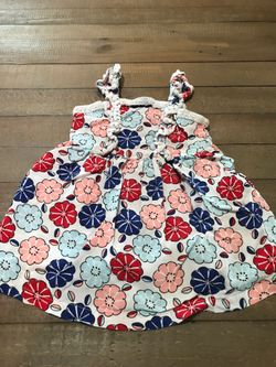 12m Genuine Kids floral bohemian tank top - $5!!