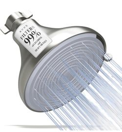 NUUD Filtered Shower Head - Removes Chlorine, Heavy Metals & Contaminants
