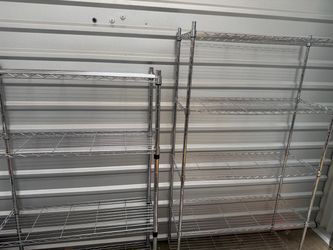 Stainless steel storage shelves (2 sizes available)