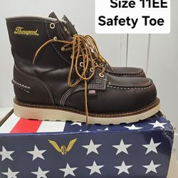 Thorogood Safety Toe Work Boots Size 11EE