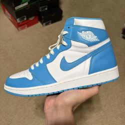 Size 12 - CLEAN Jordan 1 Retro High OG UNC Powder Blue White 2015 with og box