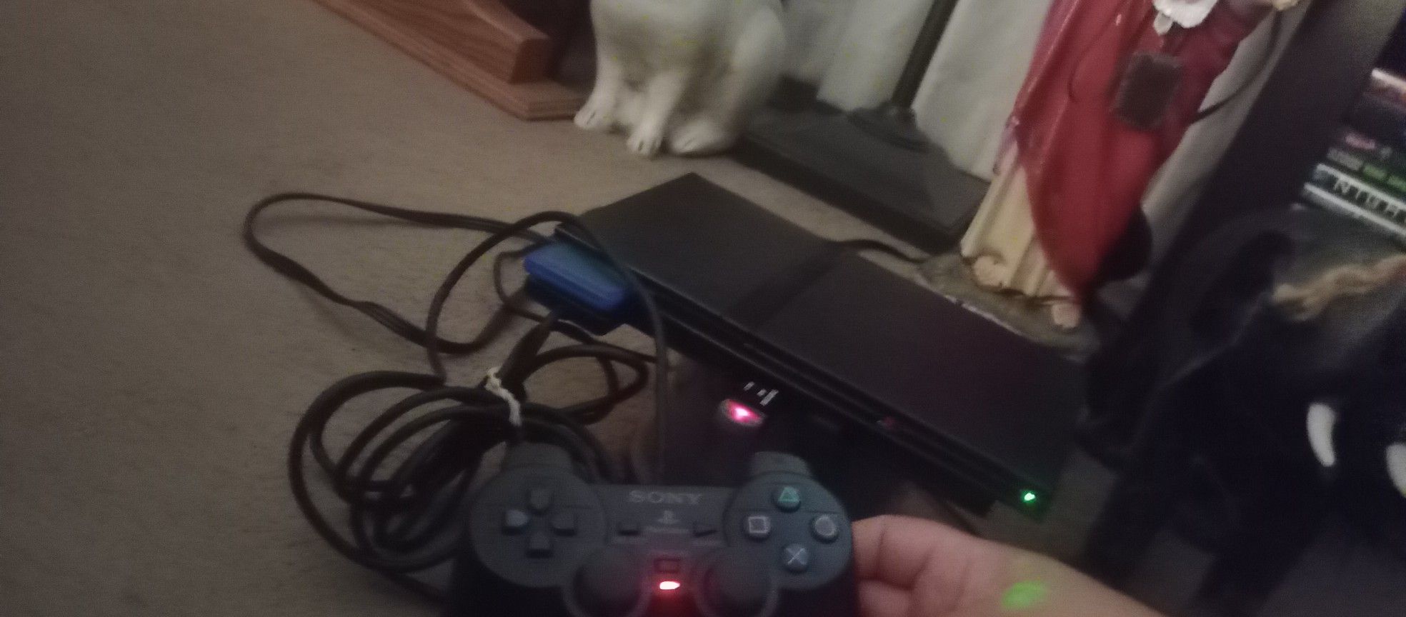 PS2 Slim Fcmb+Nes Games An Couple PS2 Games On It