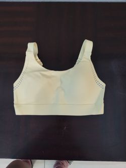Yellow sports bra, size XS