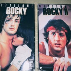 80's Rule! Vintage VHS: Rocky & Rocky II VHS Tapes 