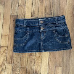 Very Short Blue Jeans Mini Skirt Rip Curl 