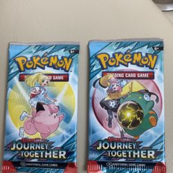 2 Packs- POKEMON Journey Together
