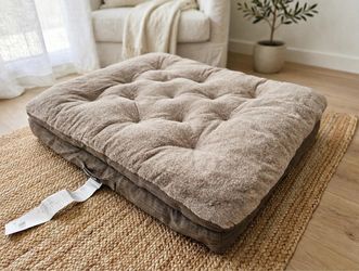 Kirkland Signature Pillow Top Dog Bed - Large 42" x 32", Taupe