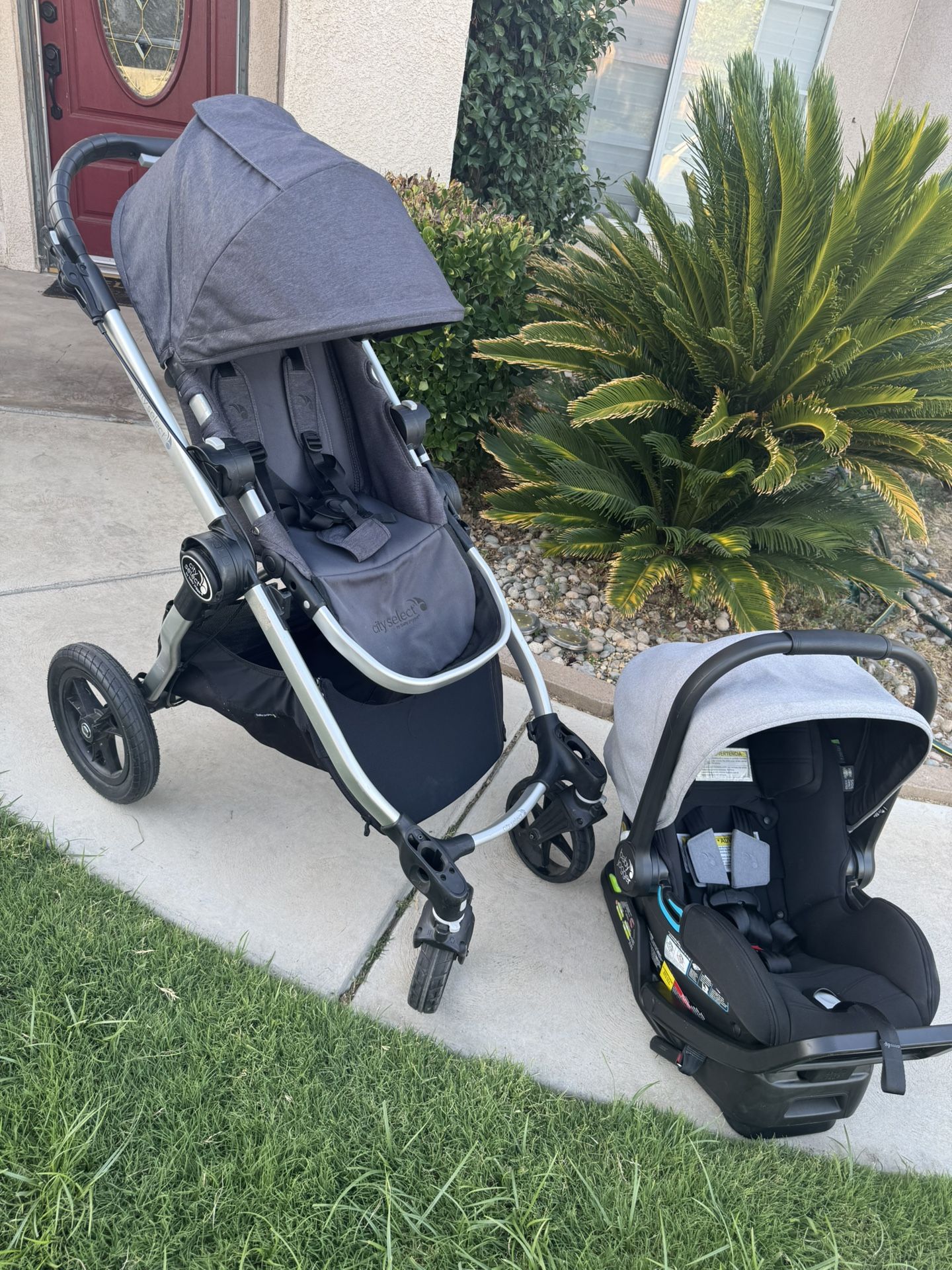 Baby Jogger Double Stroller & Car seat 