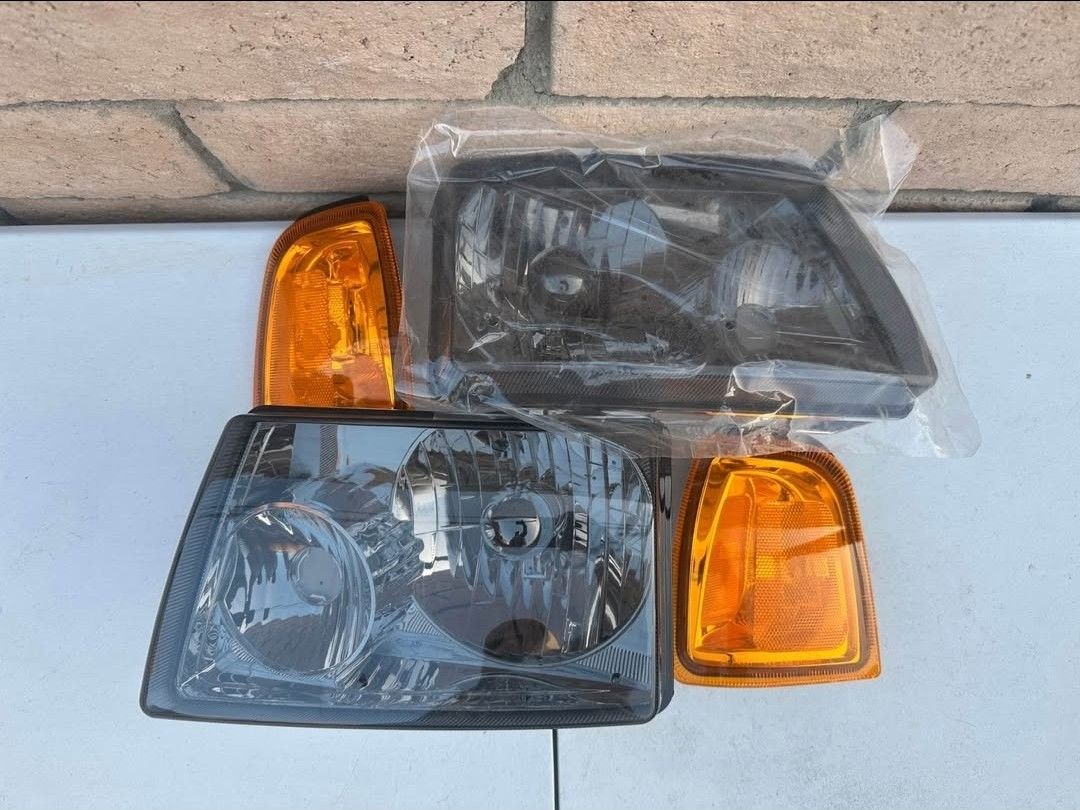 01-11 FORD RANGER HEADLIGHTS FAROS CALAVERAS MICAS LUCES