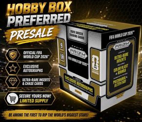 2026 Panini Prizm FIFA World Cup Soccer Hobby Preferred Box Factory Sealed PRESALE