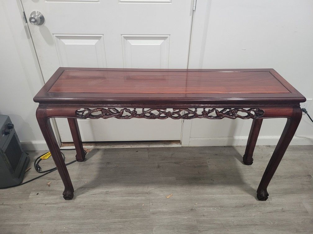 Humming Bird Table Wood Table End Table