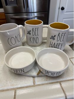 RAE DUNN mugs