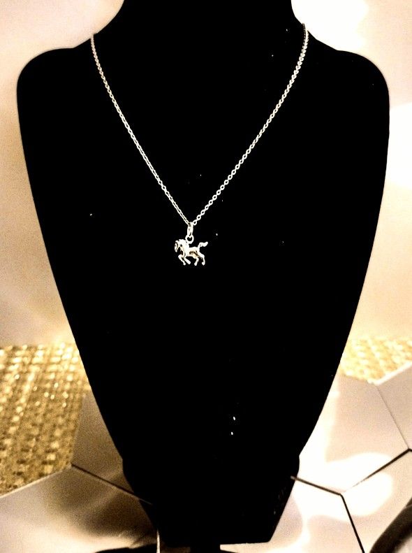 925 Sterling Silver Glen With The Wind Horse Charm Pendant 