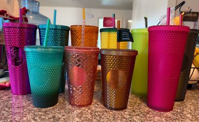 Starbucks studded cups