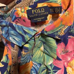 POLO  RARE Hawaiian Shirt. yes, Polo Hawaiian Ralph Lauren 