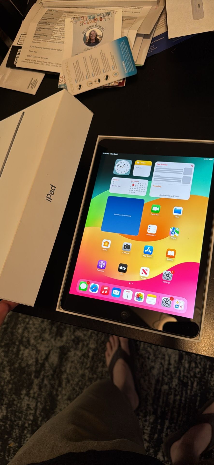 9th Gen iPad 64gb