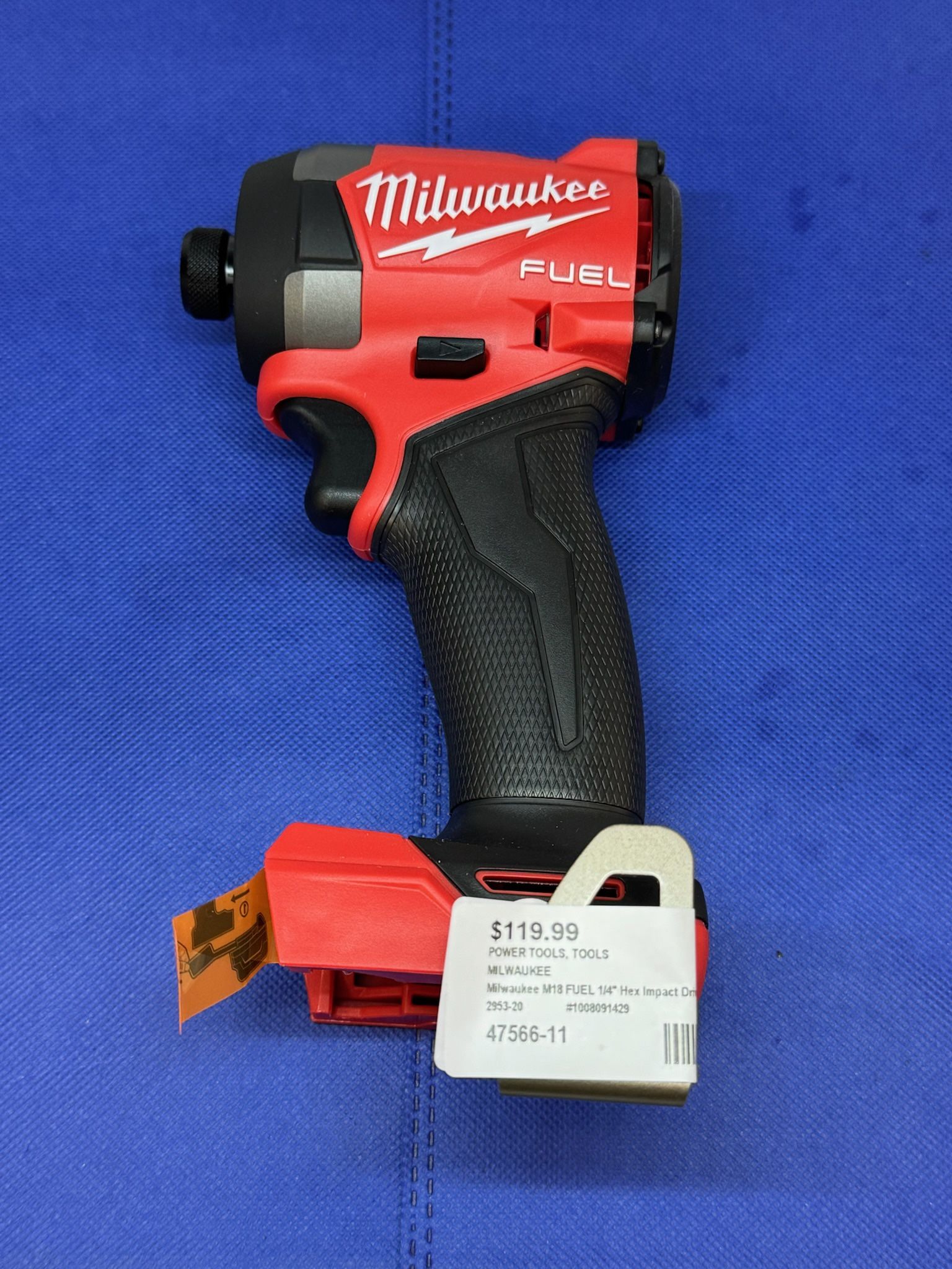 Milwaukee 2953-20 M18 FUEL 18V Lithium-Ion Brushless Cordless 1/4" Hex Impact Driver (Tool-Only)