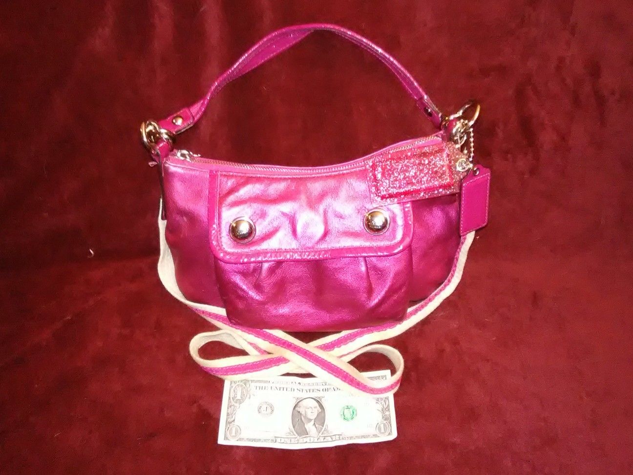 Coach small leather handbag-No.G0973-13850