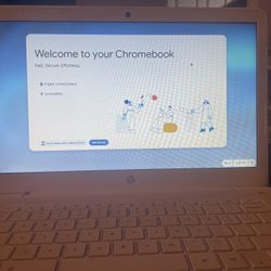 White Chromebook