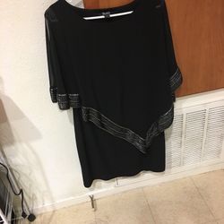 Black Formal Dress - Worn Once - Extremely Flattering Size 12