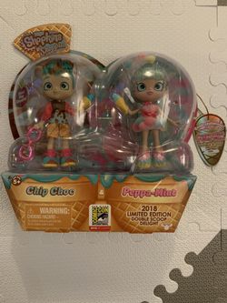 Shopkins shoppies sdcc 2018 Double Scoop Delight LIMITED EDITION