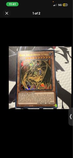 Konami Yu-Gi-Oh! TCG Hamon, Lord of Striking Thunder SDSA-EN043 1st Ed Foil