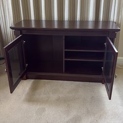Wood cabinet/TV stand