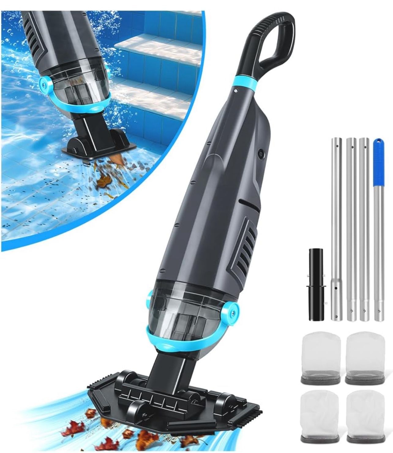 Cordless Handheld Pool Vacuum Cleaner