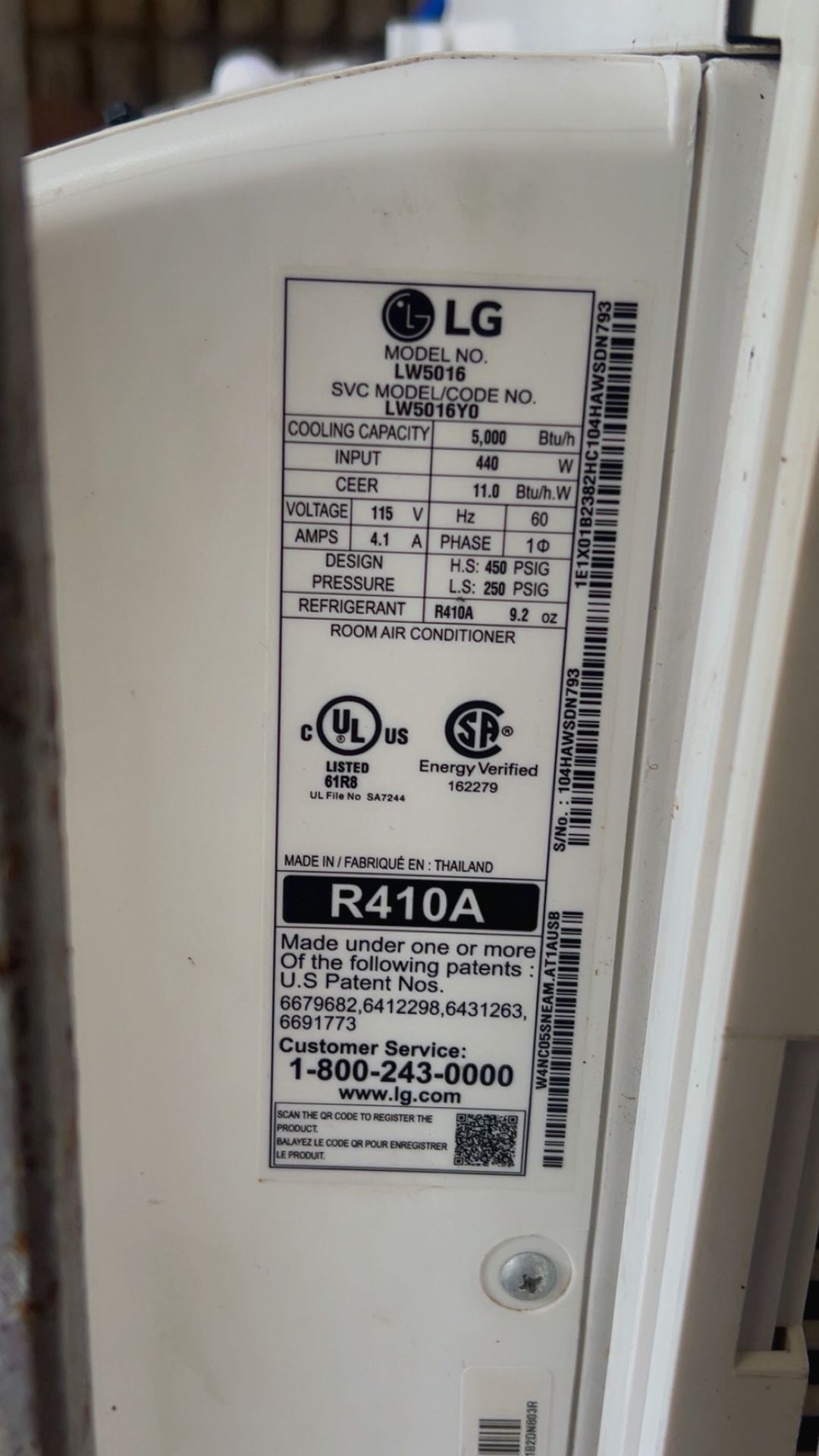 Ac Very Good Condition, Blows Out Very Good Air And Its Energy Efficient