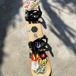 Burton Snowboard 154cm With Bindings