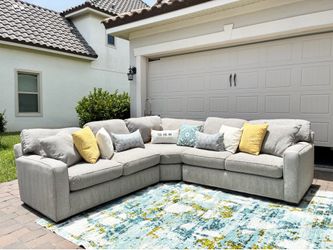 Modern Comfort L Sectional Sofa