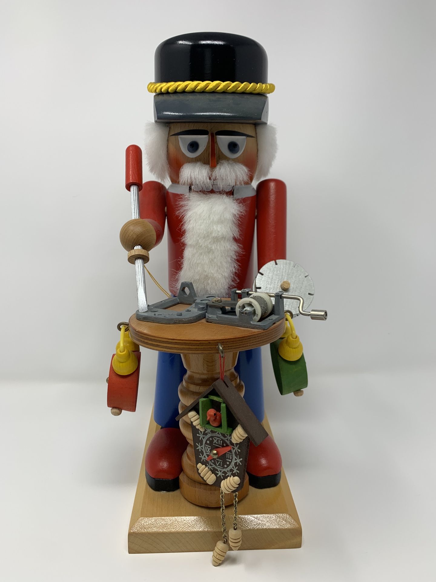 ❤️STEINBACH NUTCRACKER BLACKFOREST CLOCKMAKER #691 ORIGINAL 13" RARE❤️