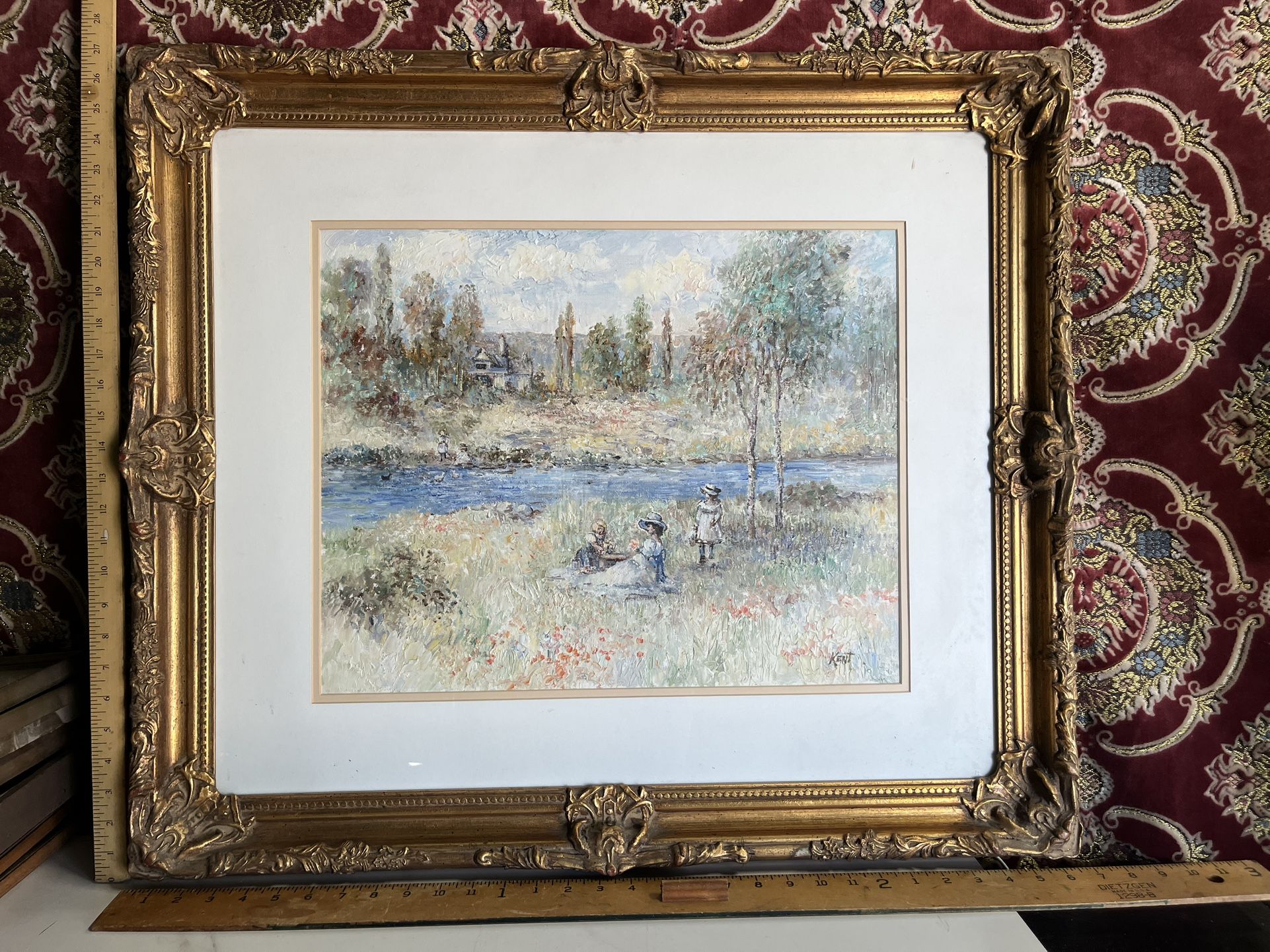 Large Oil Painting Signed By Artist
