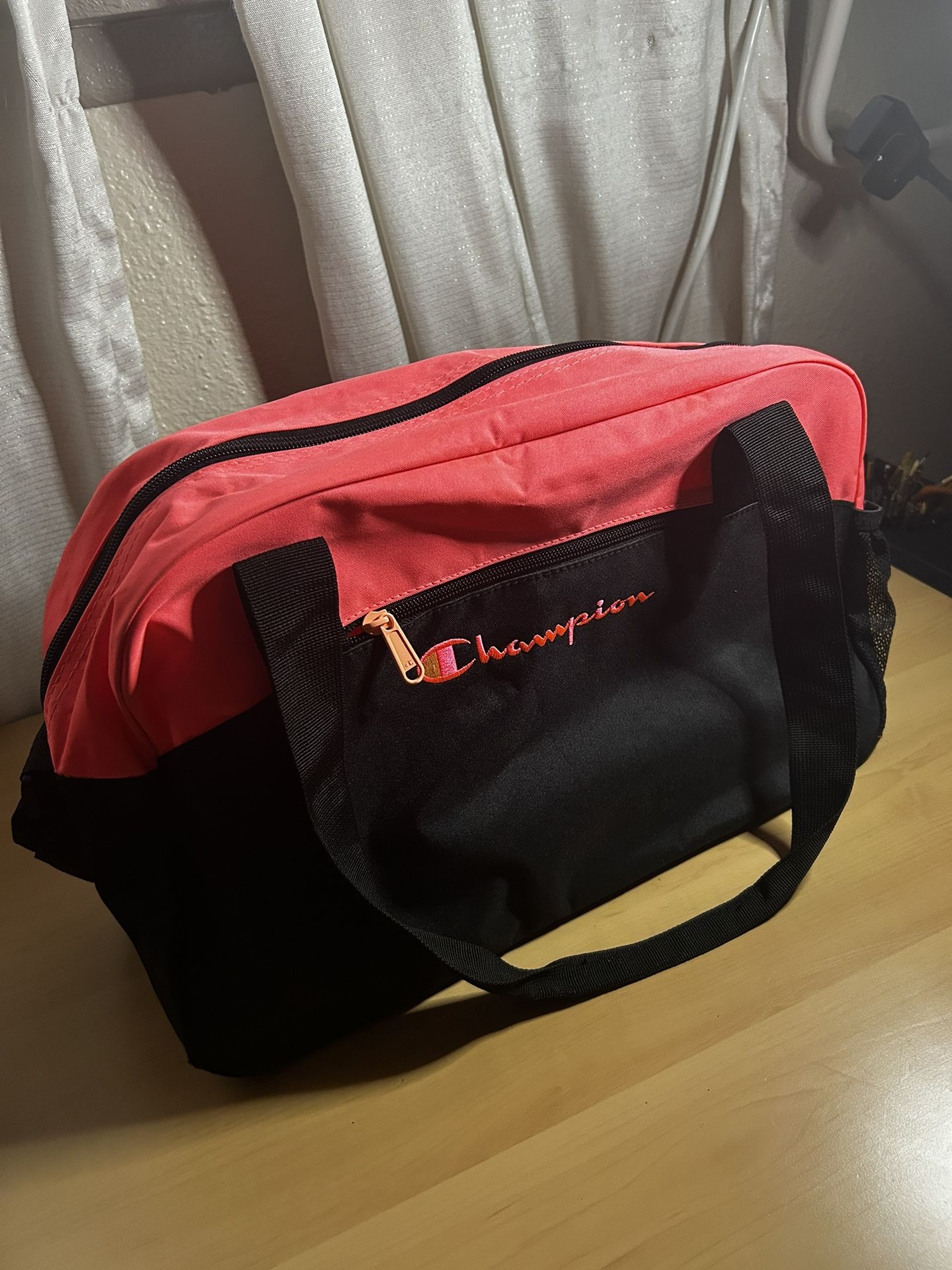Salmon Pink Champion Duffle Bag