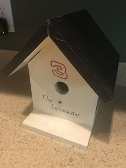 Dale Earnhardt Sr #3 Intimidator Hand Painted Bird House