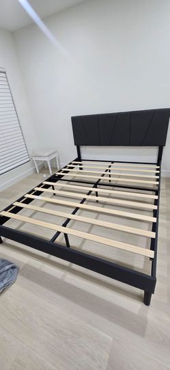 New assembled queen bed